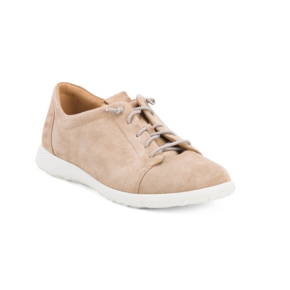 GANTER Taupe Suede Gabby Comfort Sneakers